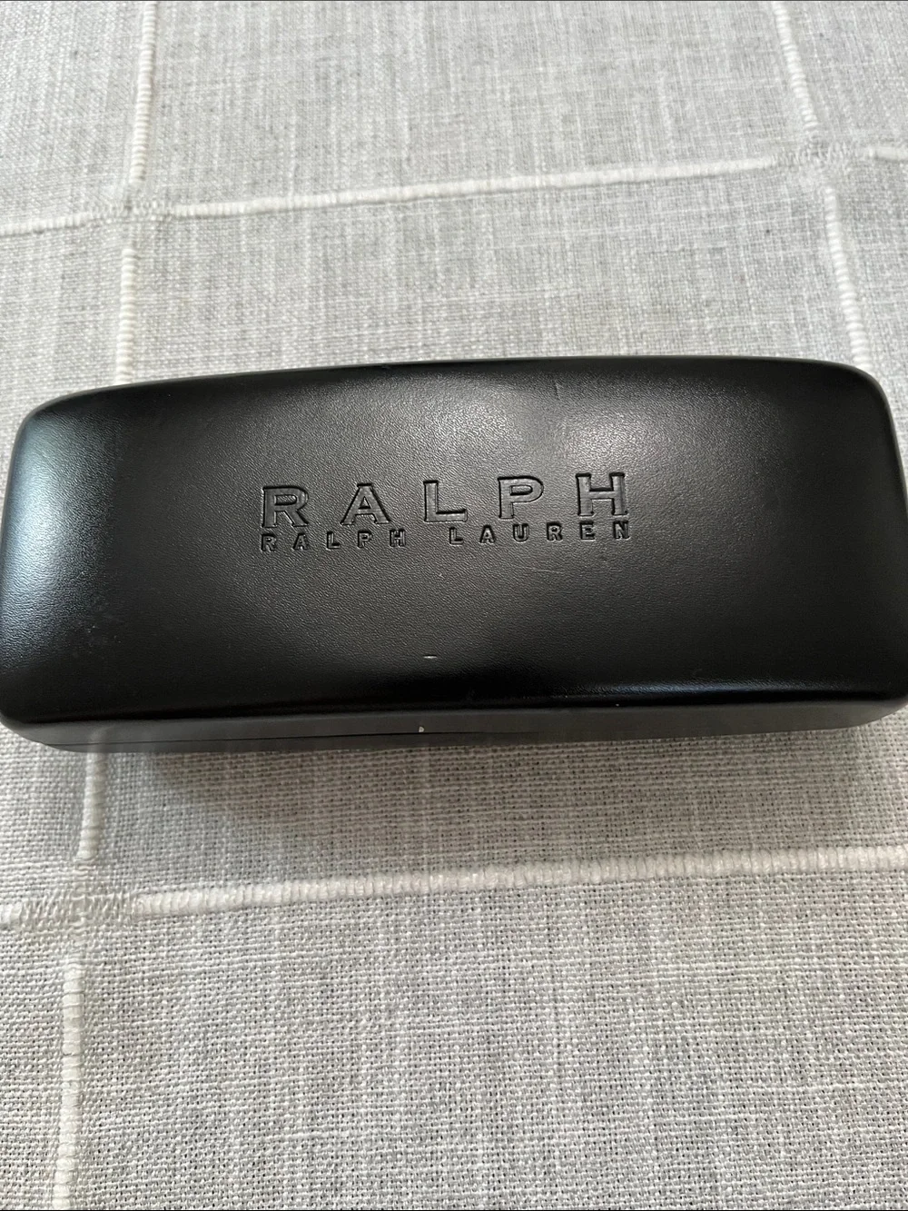 RALPH LAUREN Tortoiseshell Brown Rectangular Women’s Glasses and CASE see pics